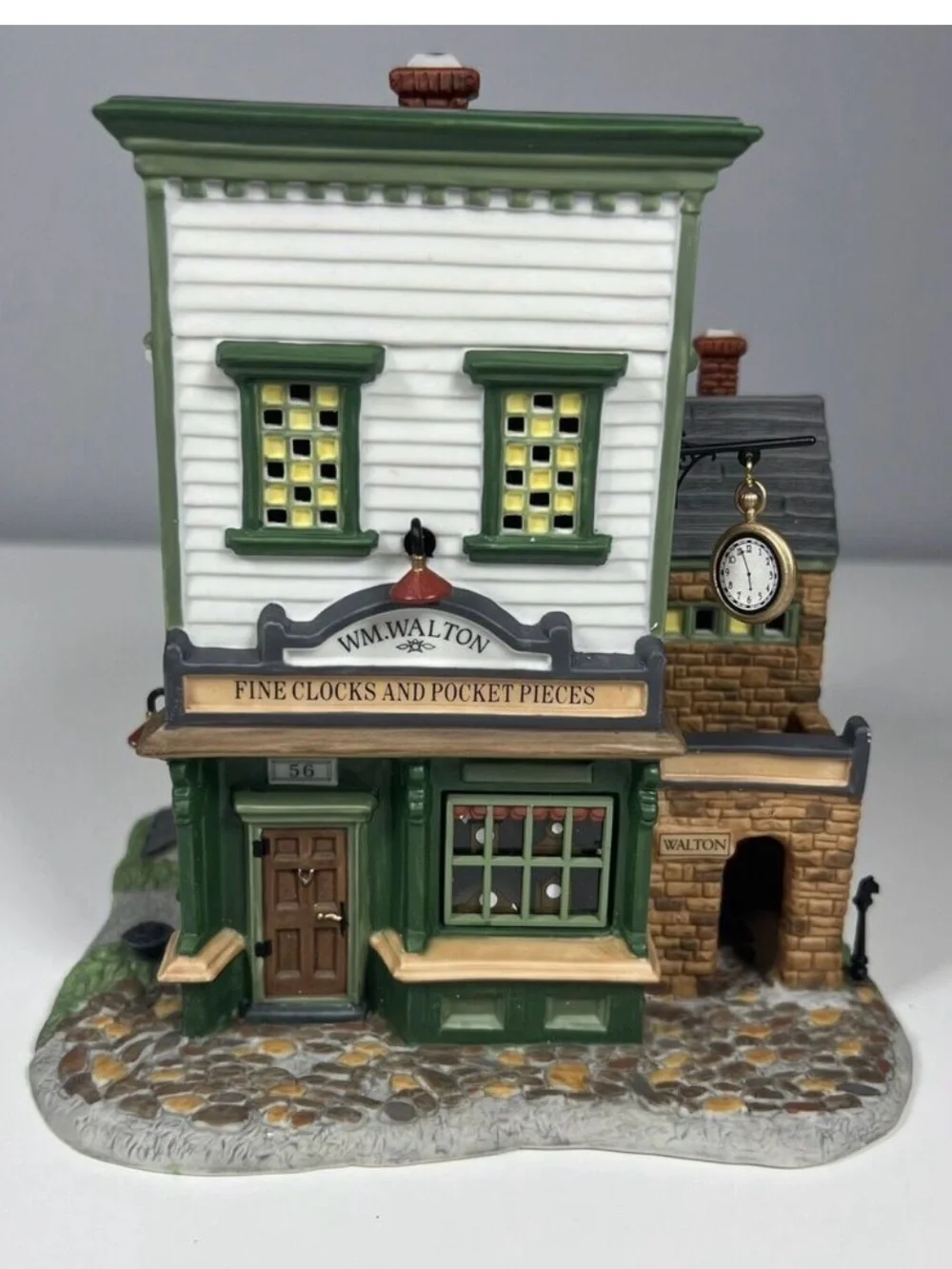 Dept 56 WM Walton Fine Clocks & Pocket Pieces 56628 New England Village Series